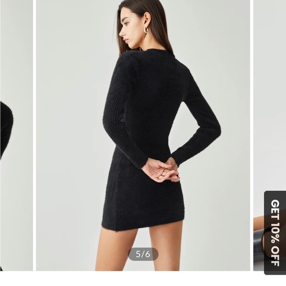 NWT Black Commense sweater dress - Picture 2 of 7